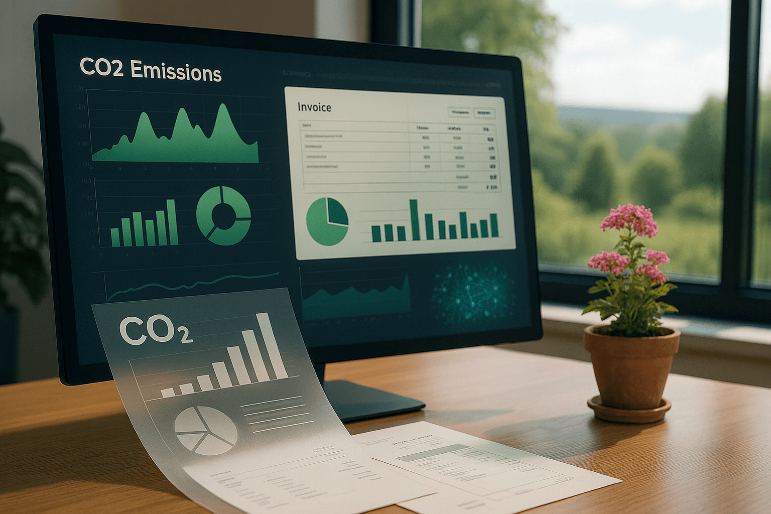 Carbon-Footprint-Plattform-Desktop-Laubwald-DALLE-ai-generated Carbon-Footprint-Plattform-Desktop-Laubwald-DALLE-ai-generated